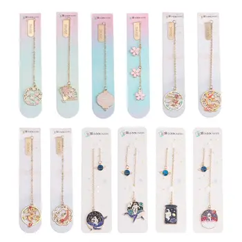 Retro Chinese Style Astronaut Tassel Red-crowned Crane Pendant Personality Book Clip Bookmark Pagination Mark 1