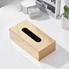 Highend Luxury Stainless Steel Desktop Tissue Box Can Wall Living Room Restaurant Office Desktop Storage Tissue Box Home Decor 2