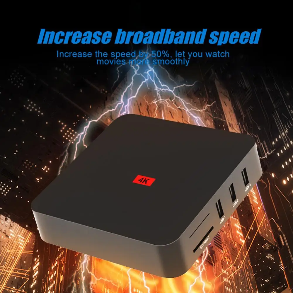 

Умная ТВ-приставка Home 1 + 8 Гб с высокой четкостью Wi-Fi HDMI-совместимая с телеприставкой медиаплеер для Android 7,1 OS