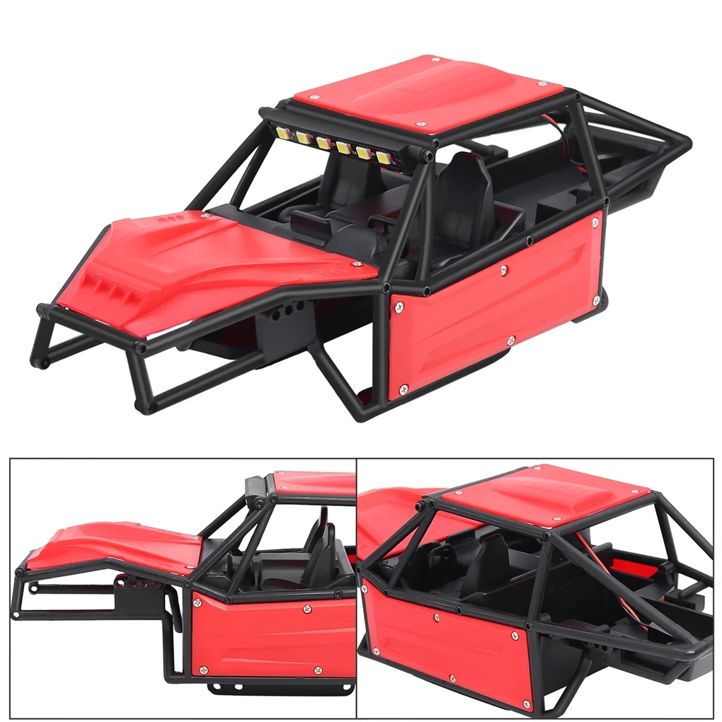 

Пластиковый корпус Багги комплект шасси для 1/18 RC Crawler TRX4M RC обновленная деталь