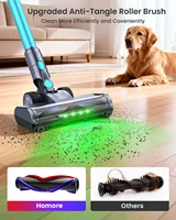 Homore NH007 650W/75KPA Aspirateur balai sans fil puissant  avec écran couleur LED, mode d'aspiration automatique et fonction autonome. 6