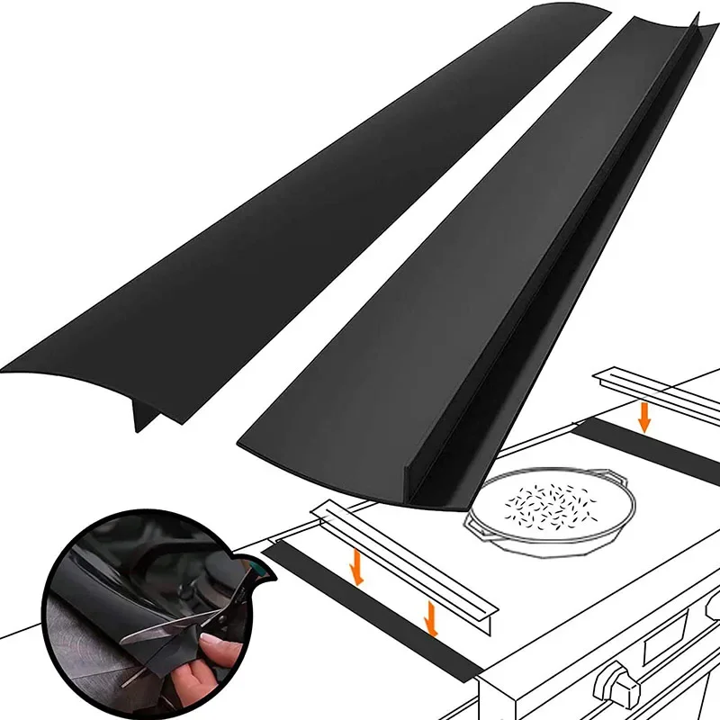 Kitchen Gap Covers Strips 21 in For Heat Resistant Protective Pad Inserts Against Oil Stains Tools sealing strip tape sealing strip