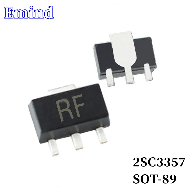 100/200/500/1000/2000Pcs 2 Sc3357 Transistor Smd Sot-89 Footprint Rf Silkscreen Npn12V/100Ma Transistor Amplificatore Bipolare