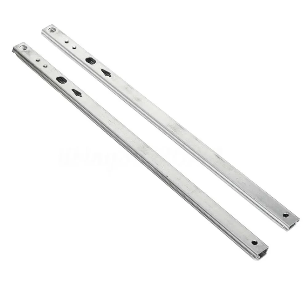 Drawer Slides Ball Bearing Telescopic Steel Rail 182mm-406mm Heavy Duty