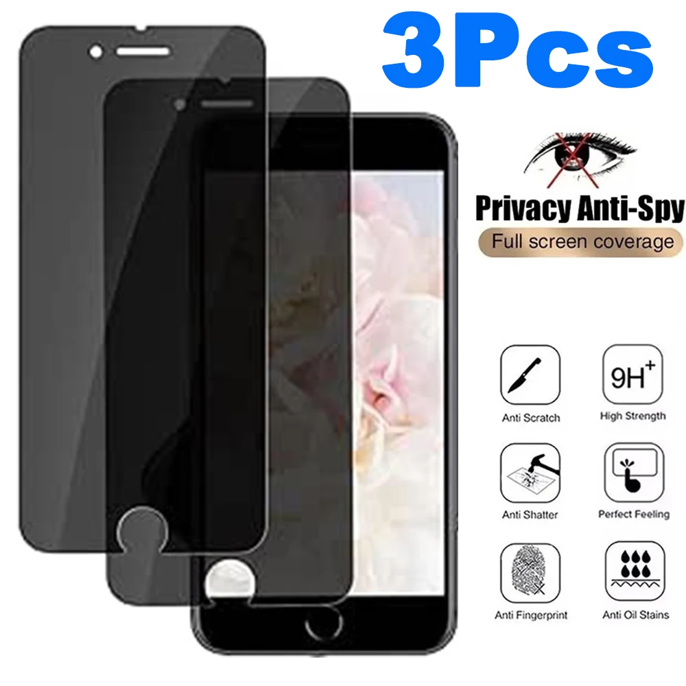 Protezione Fotocamera IPhone 2 Pellicole Vetro Temperato Per IPhone SE 2/3, IPhone 8, 7, 6S - Protezione Massima E Trasparente Schermo Protettivo IPhone 8 - Foto 2