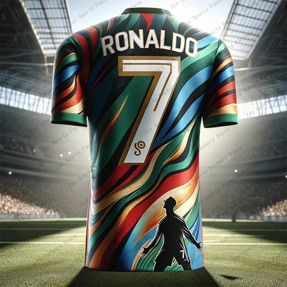 2024 New Arriavl CHATGPT-Special Ronaldos 7 Soccer Jersey for Kids And Adult, Intelligent Design Edition Jersey, Summer Kit 3