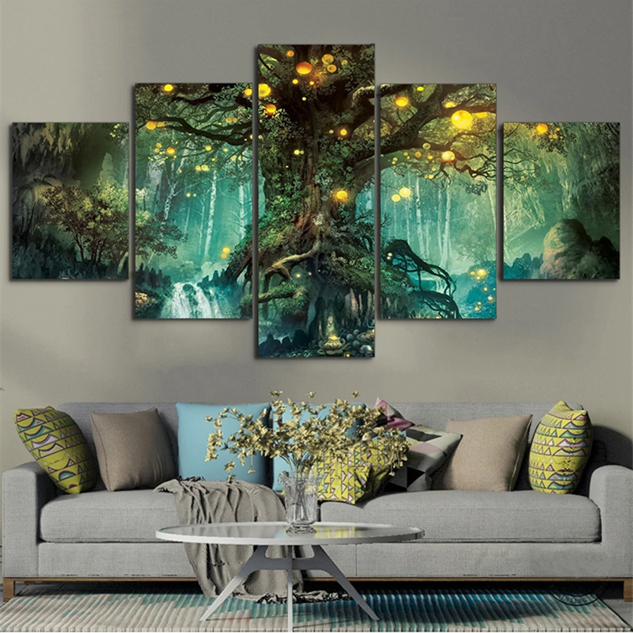 

Набор для алмазной вышивки «сделай сам», картина из 5 предметов с мотивами пейзажа, полная выкладка, квадратная мозаика, предметы искусства, Декор для дома, подарки