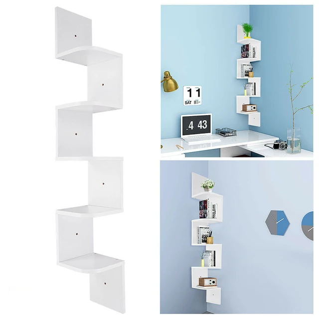 Corner Floating Shelves Wall Mount Storage  Corner Shelf Wall Mount 5 Tier  - Corner - Aliexpress