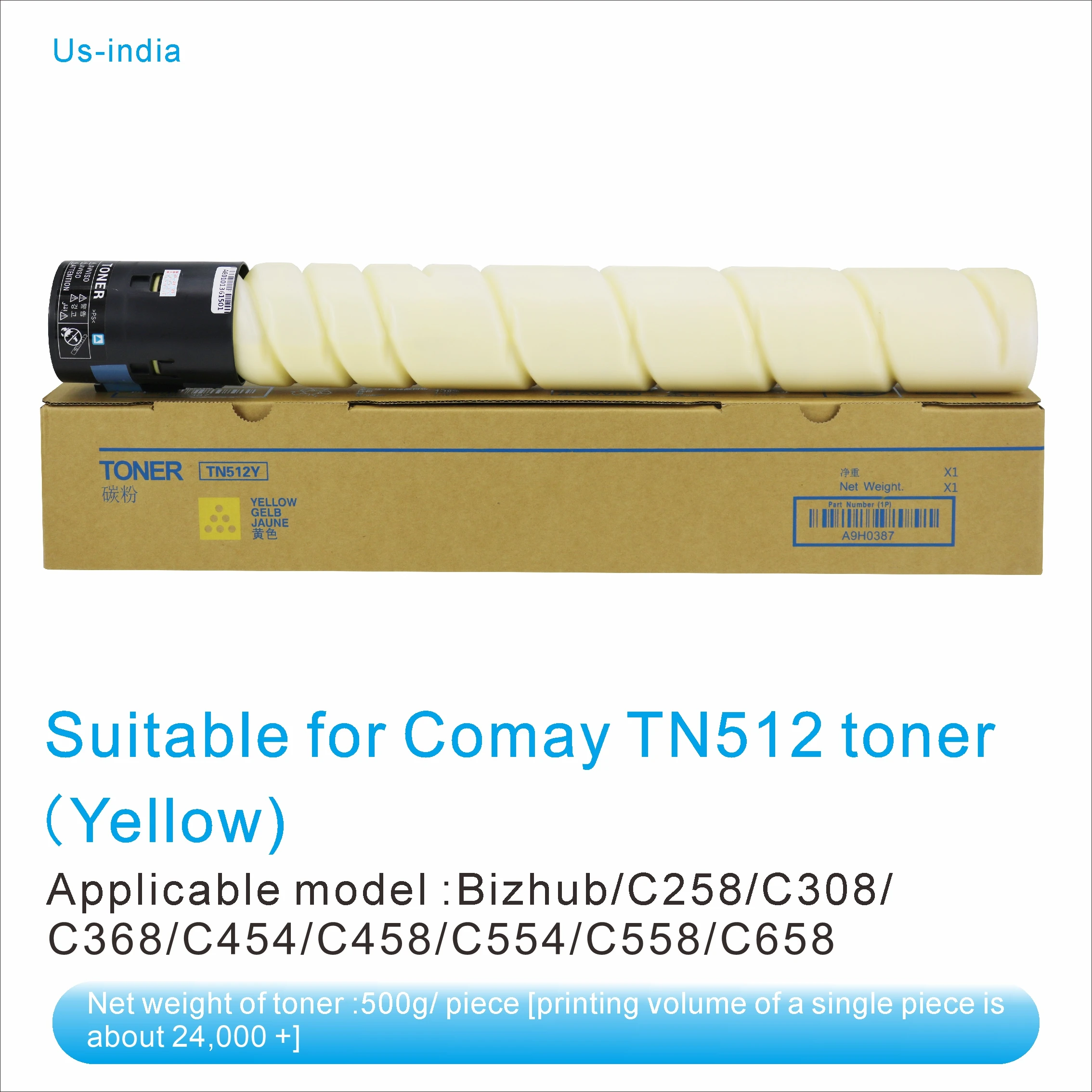 TN512 TN512C TN512M TN512Y Komet Tn512 Tonerhigh Compatibility Original Toner, Strong Compatibility, No Damageto The Machine