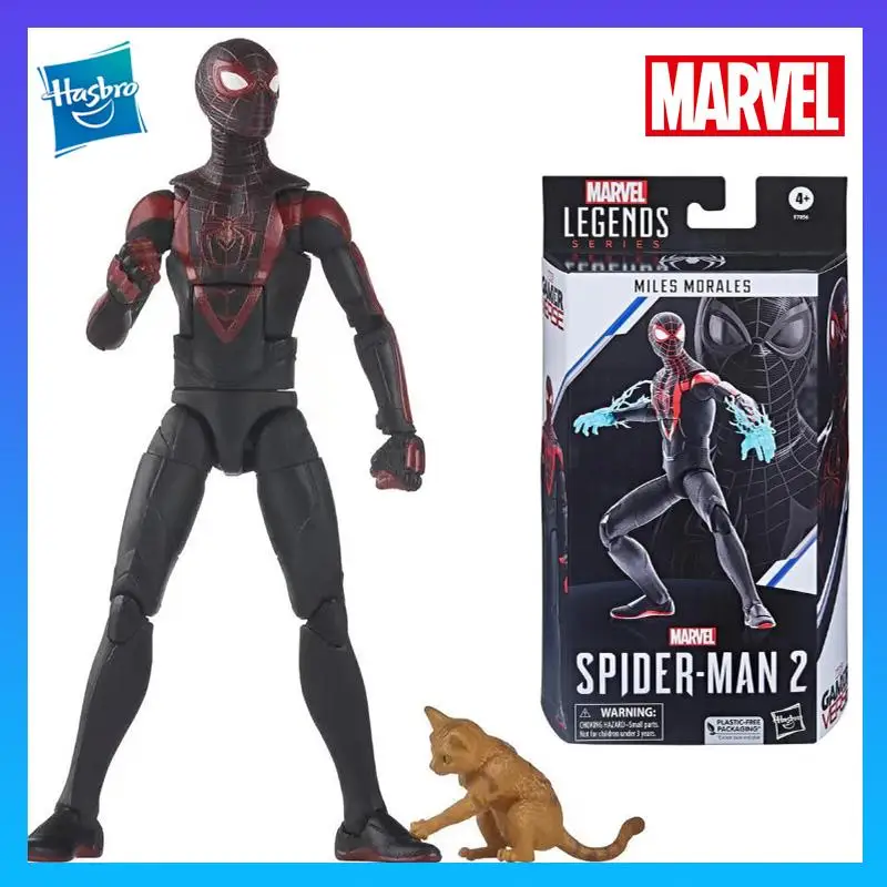 

Hasbro Genuine Original Marvel Legends Series Miles Morales Peripherals Children's Gift Collections Model Toys Action Figures