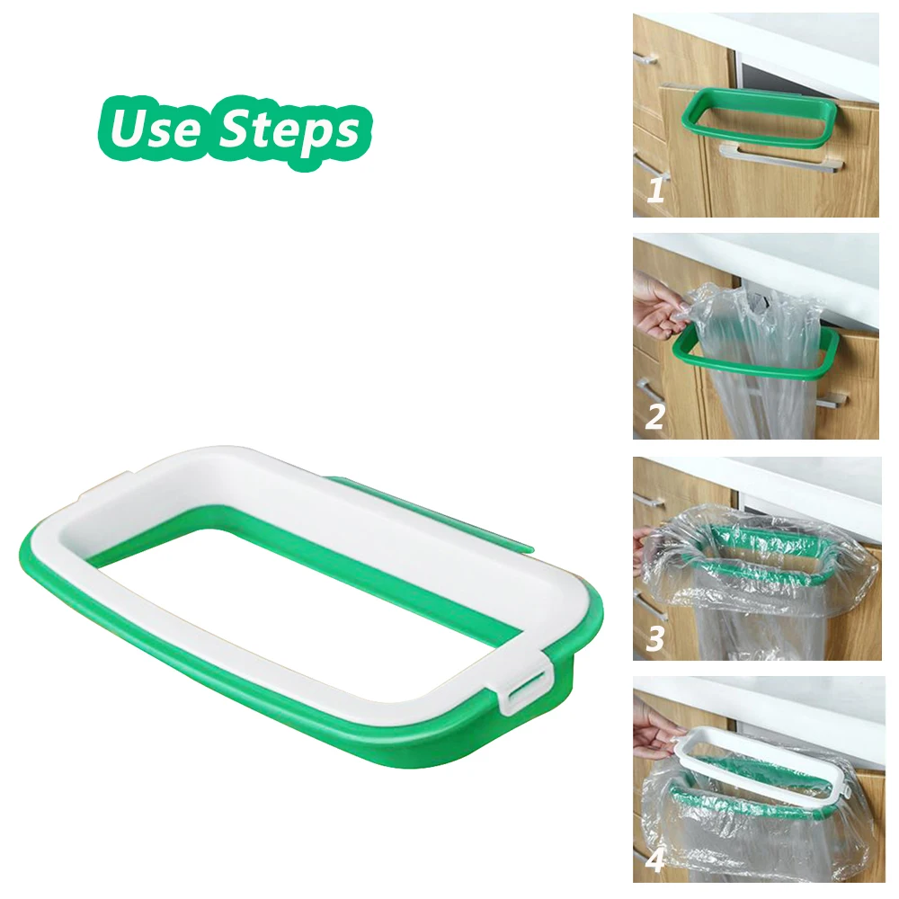 Super Strong Trash Bag Garbage Bag Hanger Rubbish Holder Hanging Trash Rubbish Bag Holder Can Bin Plastic Bracket Stand Rack