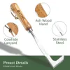 EZARC Crack Weeder Crevice Weeding Tool 11.2" Stainless Steel Manual Weeder L-Shaped Puller Spatula Weeding Sickle 2