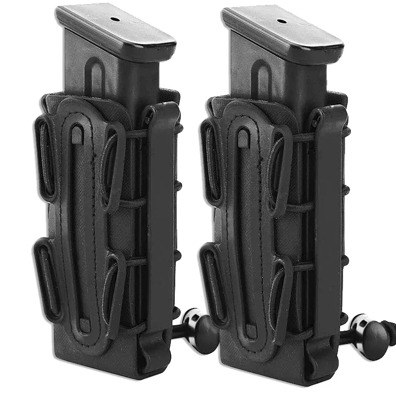 

9mm Tactical Molle Waist Belt Magazine Pouches Military Shooting Belt Clip Mag Pouch Outdoor Hunting CS Pistol Rifle Cartridge