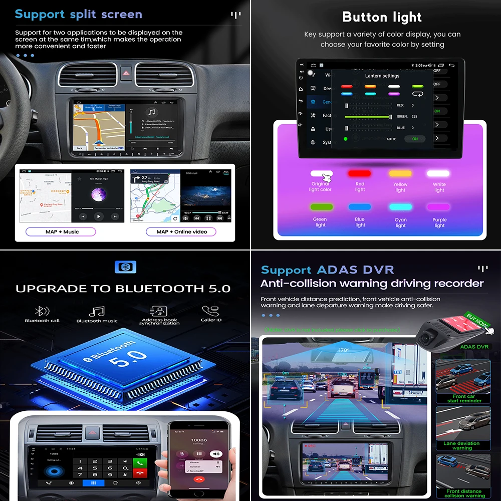 기아 씨드 3 CD 2018 2020 라디오 멀티미디어 비디오 플레이어, 내비게이션 GPS, 5G 와이파이, BT5.0, 4G, No 2 din, 2 din DVD, 안드로이드 13