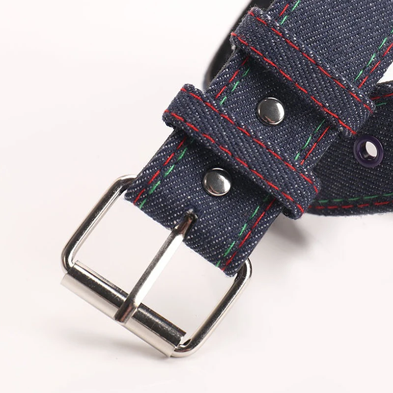Y2k-Gürtel für Damen mit karierter Denim-Jeans-Dekoration, Dopamin-Gürtel, Zubehör für American Hot Girl – Detail 9