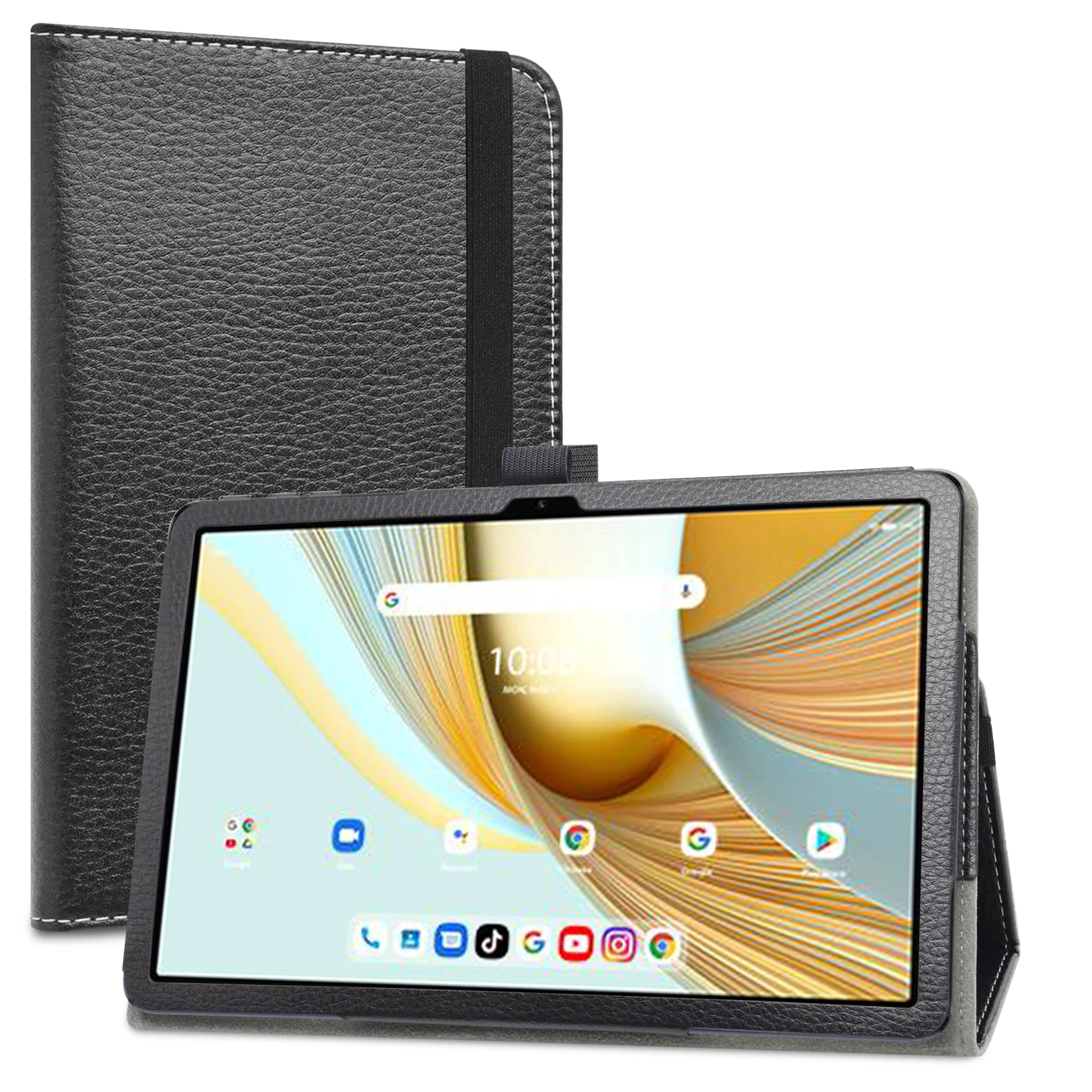 Tampa Dobrável do Tablet com Fecho Elástico Estojo para Aba Umidigi g3 Vortex Ztab10 Vortex T10m Pro Vortex z 10 101