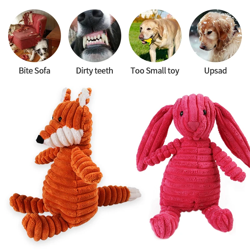 Dog Chew Toy Luxury Dog Puppy Toys Pet Supplies Squeak Cleaning for Small  Medium Dog Accessories Training Plush Pet items - AliExpress
