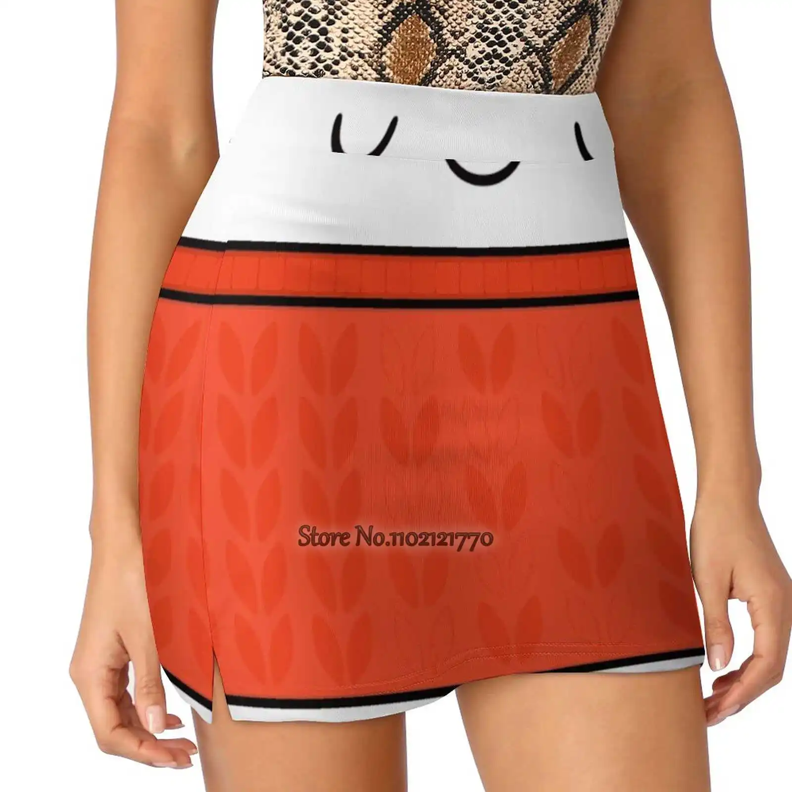 

Keep Warm Drink Tea! Women Tennis Skirts Golf Badminton Pantskirt Sports Phone Pocket Skort Cup Tea Drink Hot Warm Sugar Tea