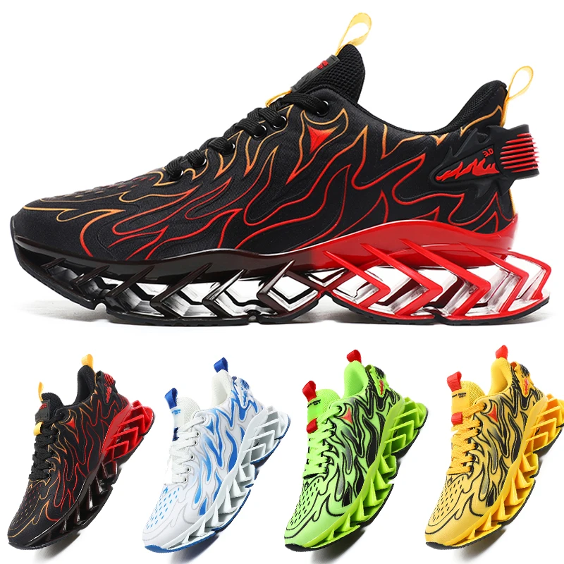 

2024 Sneakers Men's Tennis Luxury designer Net Breathable casual fashion cushioned blades for men's running shoes