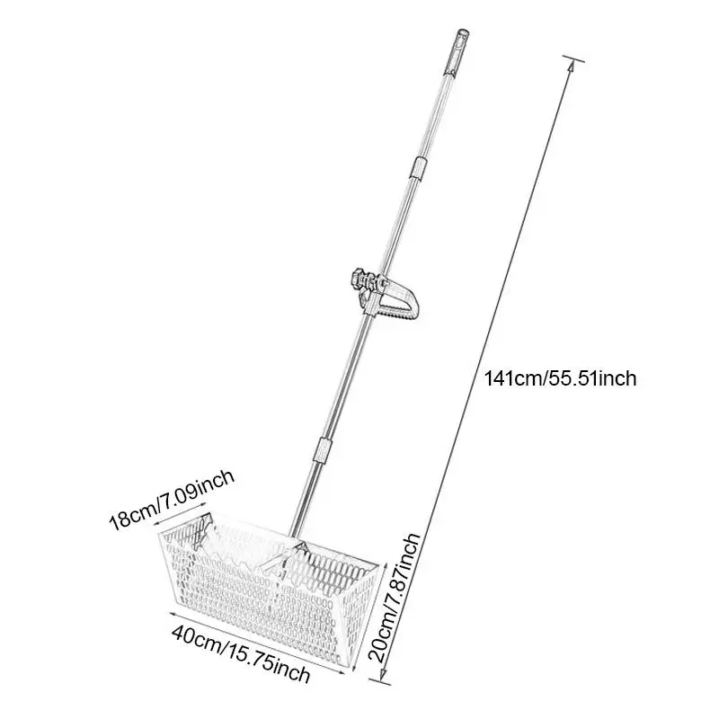 Sandsiebrechen mit ergonomischem Griff, aus Kohlenstoffstahl, mit scharfen Zähnen, abnehmbarer Konstruktion für den Außenbereich am Meer_voghion.com