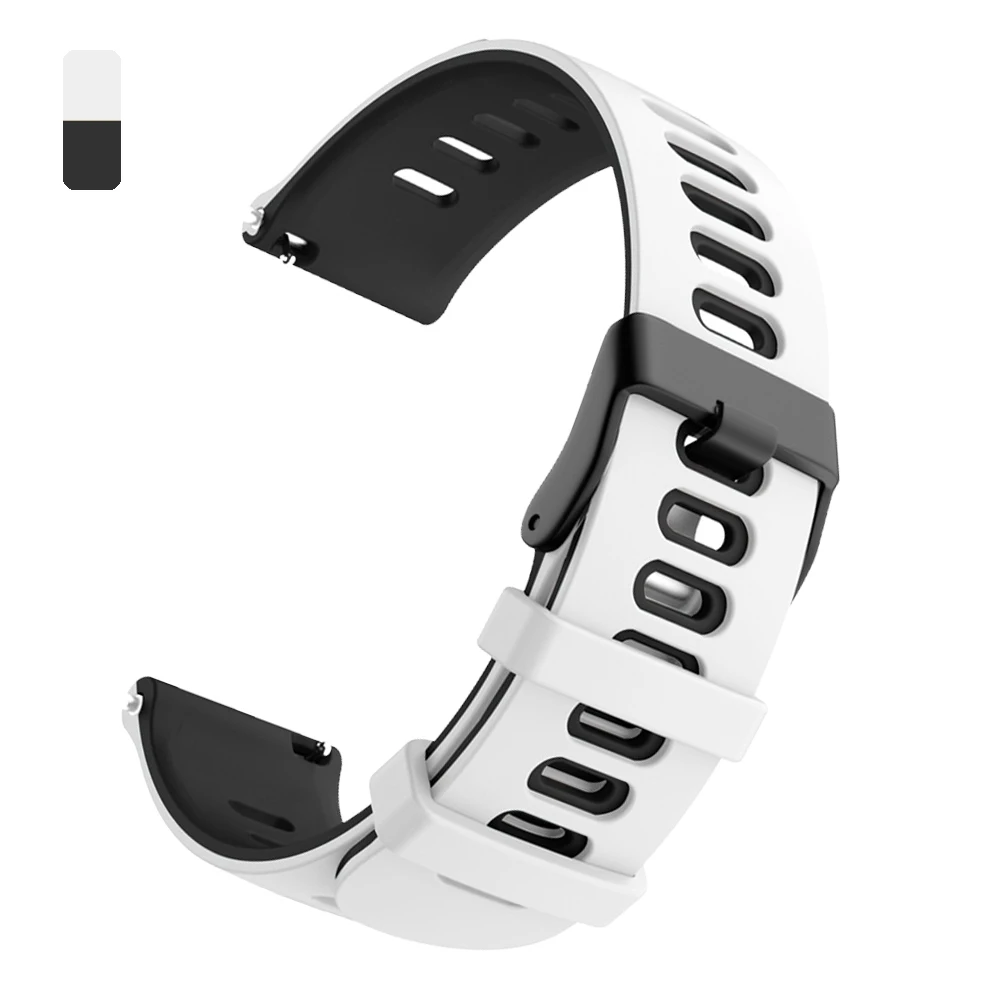 Enhanced Sports Silicone Strap for SUUNTO Watches - Versatile 20mm/22mm Watch Band Replacement