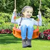Children Boy Girl Outdoor Garden Tree Swing Rope Seat For Kids Color EVA Soft Board Swing Kindergarten Playground Swing 4