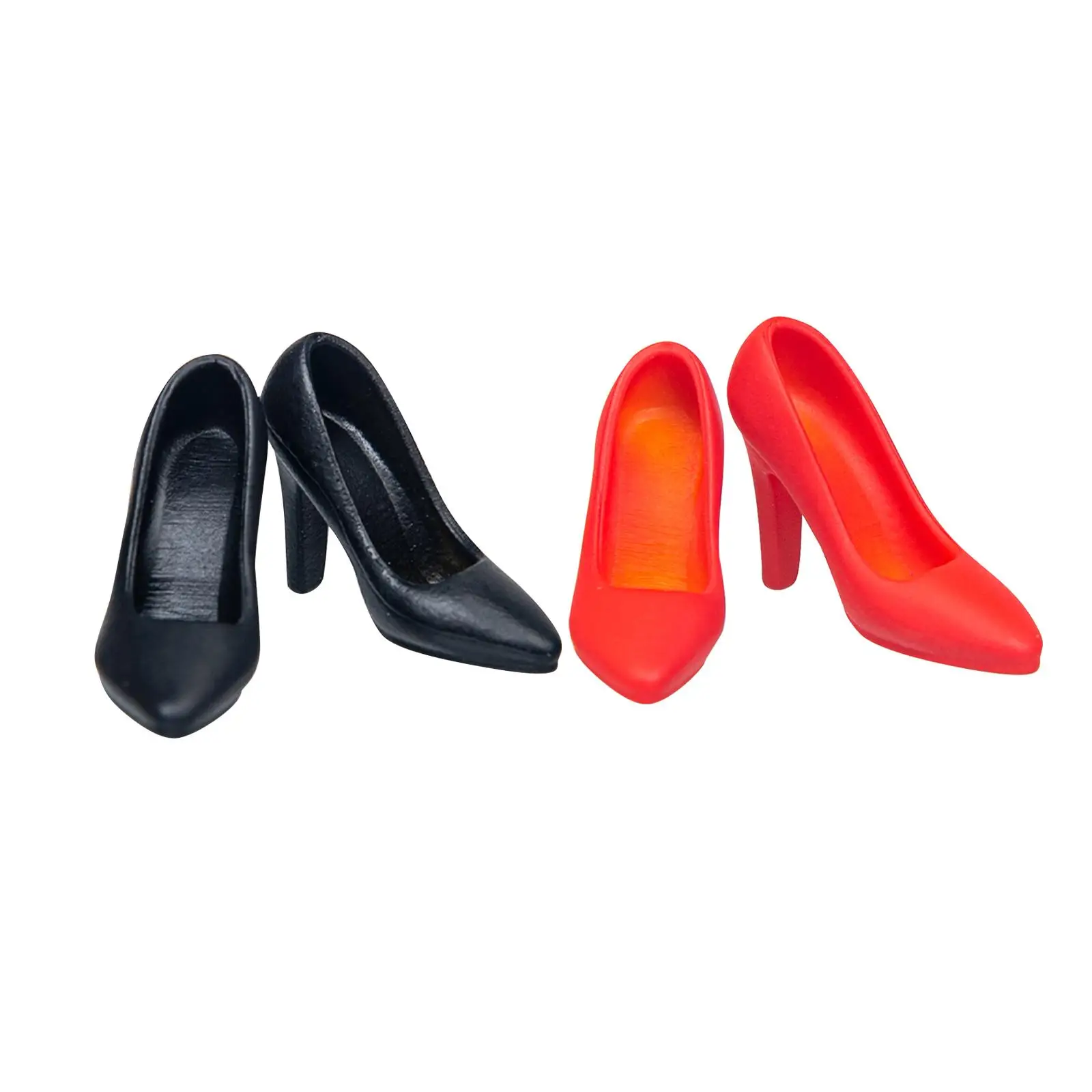 

1:12 Female Figure High Heeled Shoes Female Model Shoes Shoes Doll Figure Shoes for Women Figures Dress up Accessory