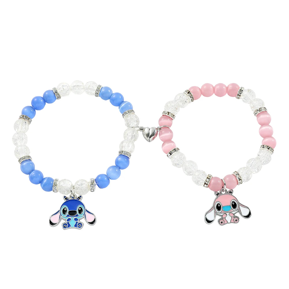 Braccialetti Migliori Amici Yin Yang - Coppia Regolabile, Per BFF, Coppie, Design Perle Nascoste