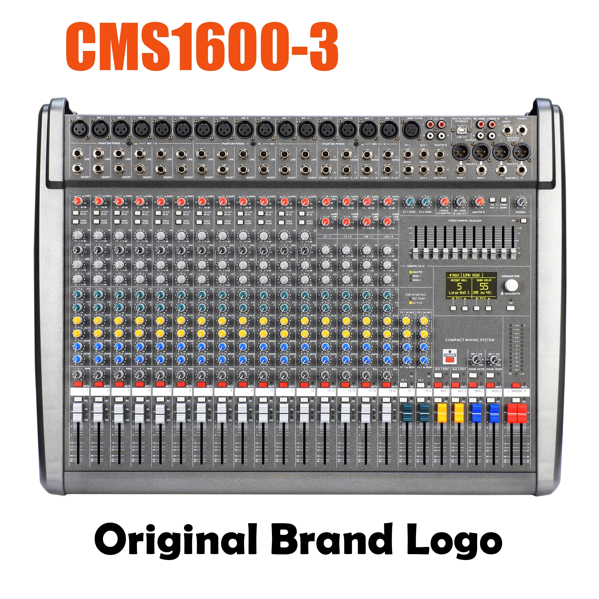 Leicozic CMS1600-3 Audio Mixer Console Professional 16 Compact Mixing System For Stage Studio Mesa De Som