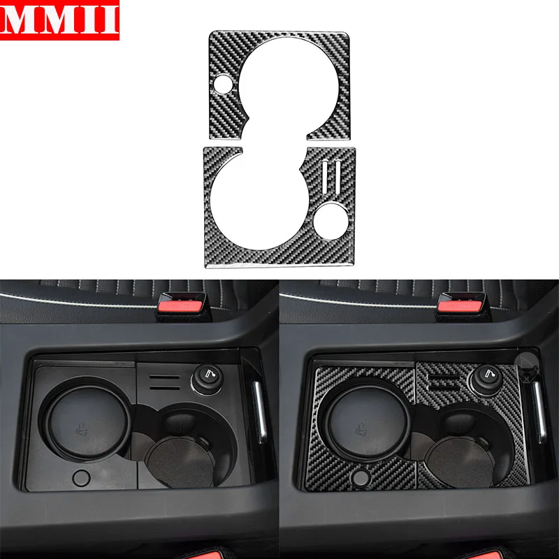 

MMII For Land Rover Discovery Sport 2015-2019 Carbon Fibe Car Armrest Cup Holder Panel Frame Interiors Trim Car Accessories