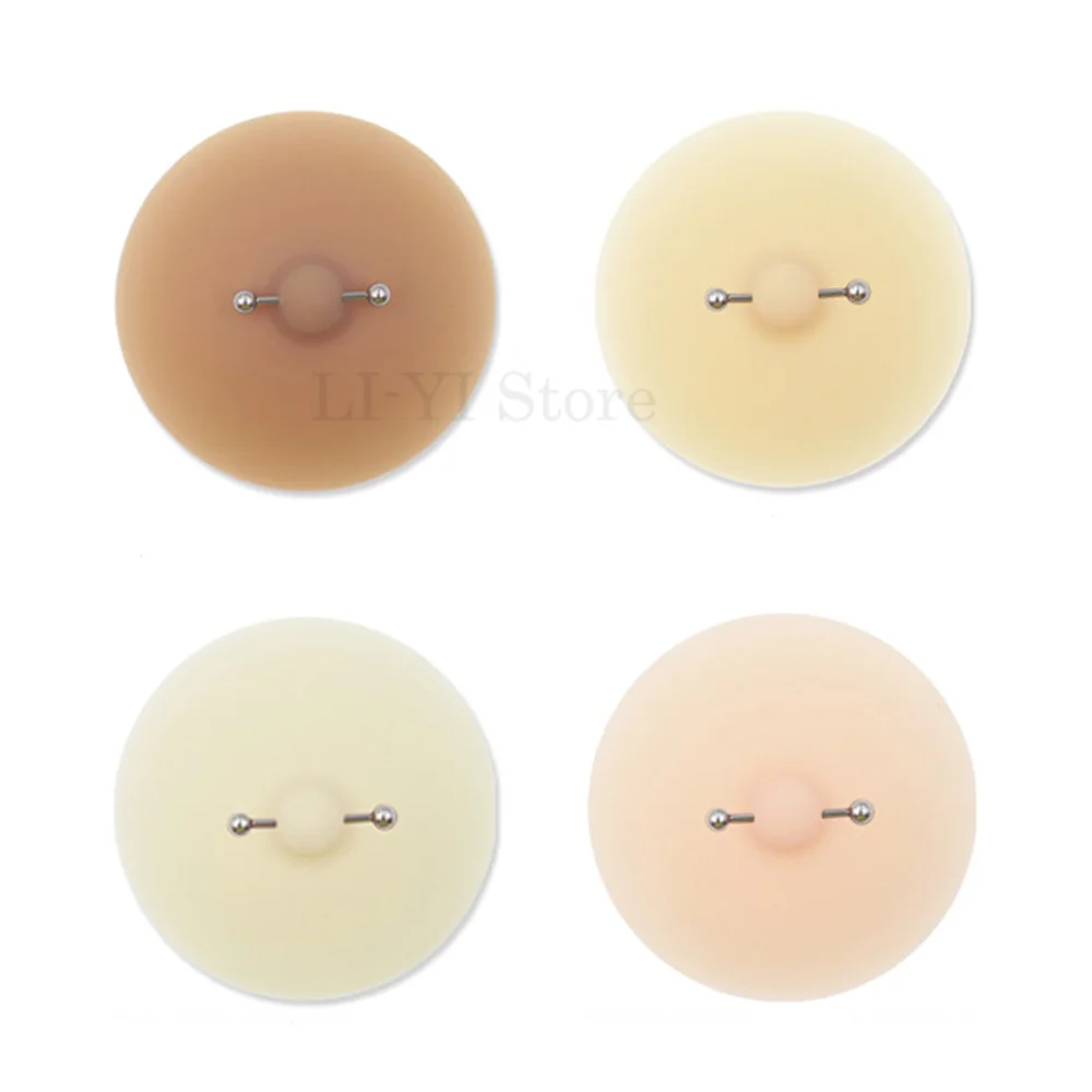 Sexy Self-adhesive Silicone Nipple Cover Breast Petals Reusable False Nipple Breast Chest Paste Sticker with stud silicone breast patch,silicone nipple cover,breast nipple covers,breast sticker