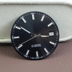 Luminous Hands Watch Dial for Automatic Mechanical Movement Watches (Black)
