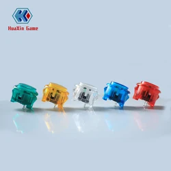 10pcs Transparent No LED Arcade 30mm Push Button Copy SANWA OBSF-30 OBSN-30 for DIY Raspberry pi MAME PC Pandora box Game