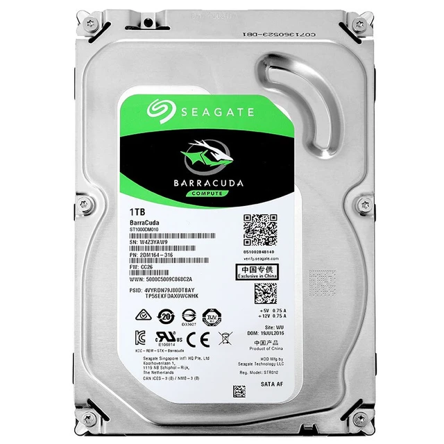 Seagate Disque Dur Interne 3TB  3TO SATA HDD 3.5 Pour PC Gamer