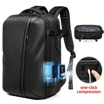 Men Travel Backpack pump vacuum compression 1