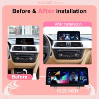 Unité de commande centrale multimédia pour BMW Série 3/4 F30/F31/F32/F33/F34/F35/F36 2013-2017 NBT, Carplay sans fil, Androidauto, système Linux 10,25 pouces, autoradio, lecteur DVD vidéo, navigation GPS 2