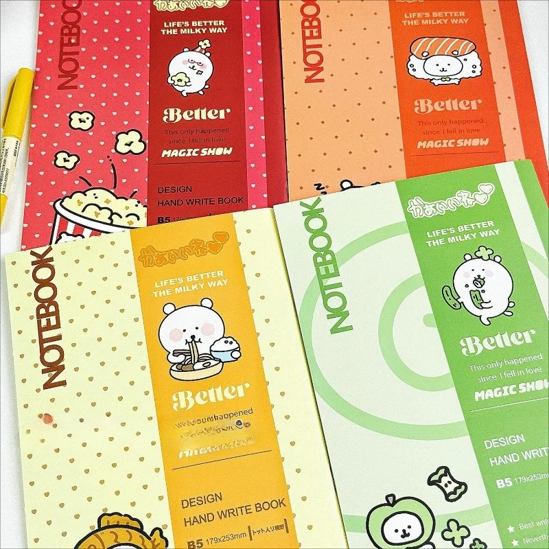 Quaderno Joke Bear con Motivo Cartone Animato, Diario per Studenti, Quaderno Durevole per Appunti con Righe Orizzontali - immagine 4