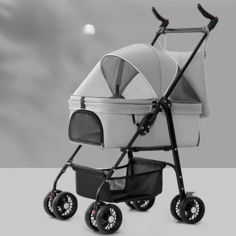 Dog Car Seat Pet Trolley Cat Trolley Go Out Small Pet Dog Car Light