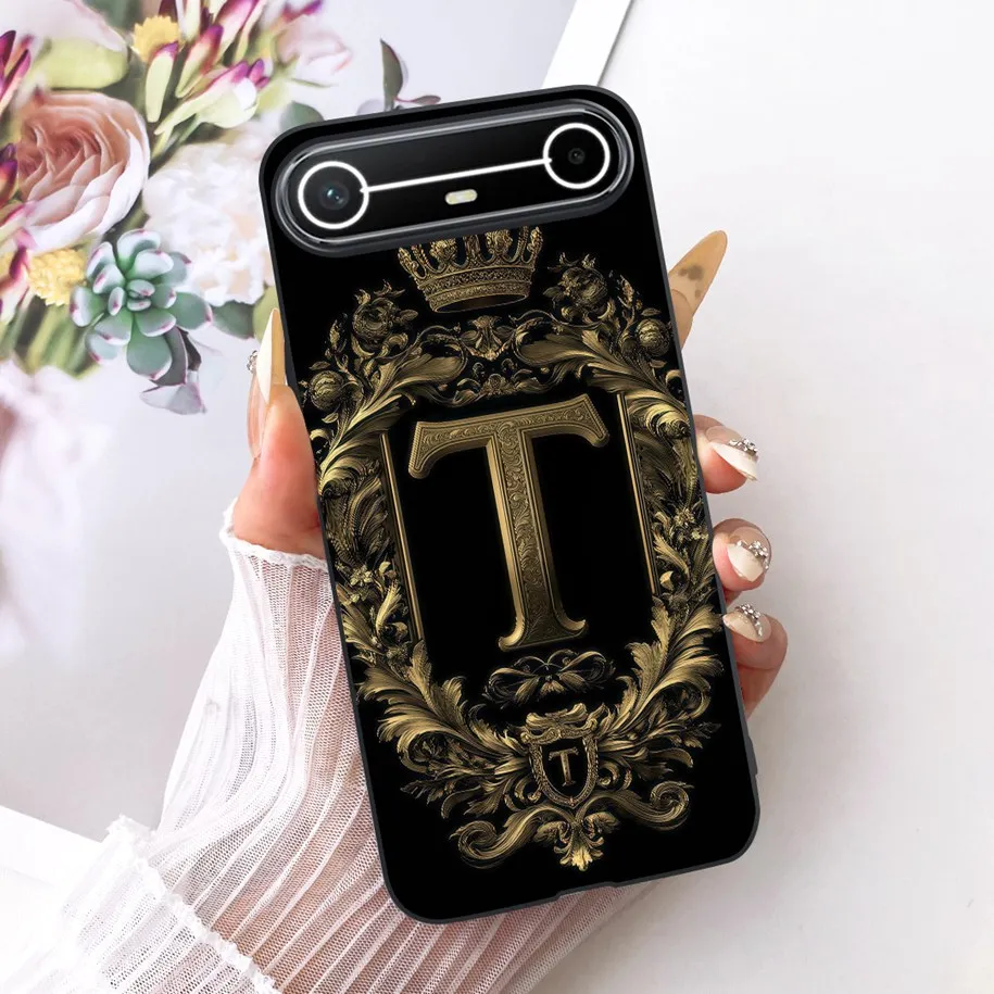 Luxury Crown Letters Soft Silicone Shockproof Bumper Phone Case