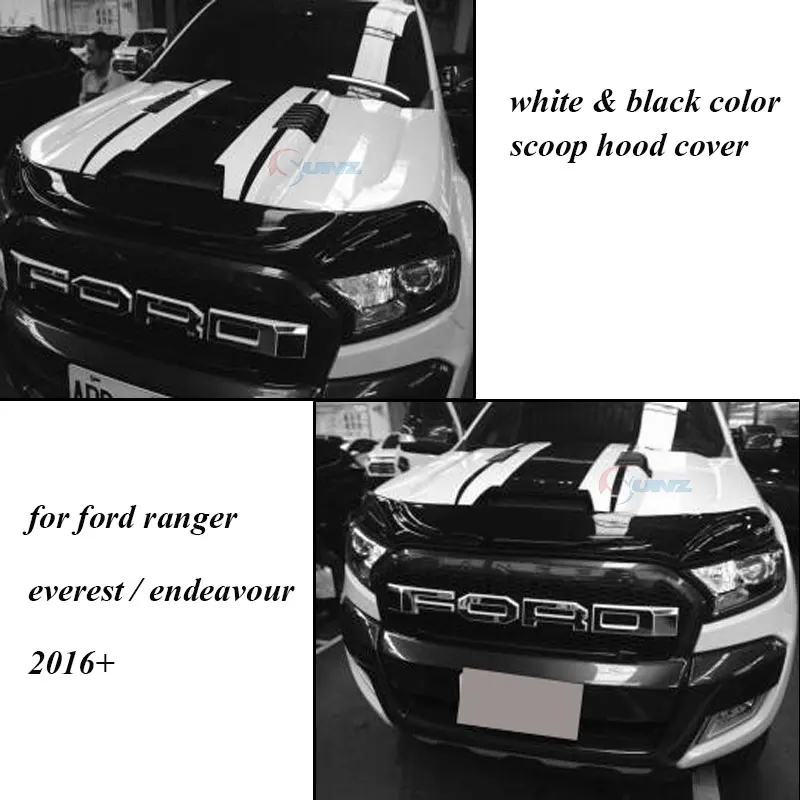 Bonnet Scoop Hood For Ford Ranger Wildtrack T7 Ford Endeavour Everest YCSUNZ