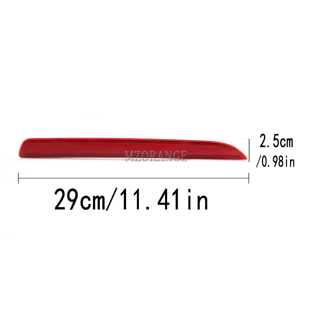Car Rear Bumper Reflector Light For Ford Explorer 2016 2017 2018 Rear Stop Brake Fog Lamp Warning Signal Light Car Accessories