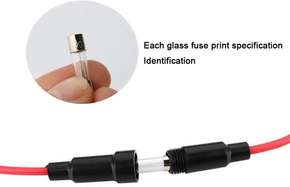 Description Picture 5 of item100pcs 5x20mm Quick Blow Glass Tube Fuse Assorted Kit Amp 0.2A 0.5A 1A 2A 3A 5A 8A 10A 15A 20A 250V with Storage Box