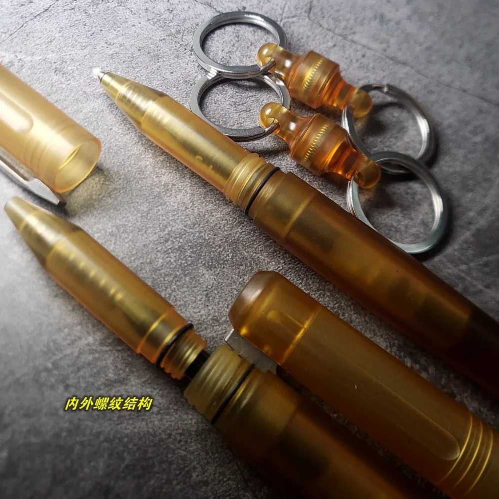 EDC 수입 PEI 및 티타늄 합금 서명 펜, 쓰기 다기능 휴대용 야외 도구