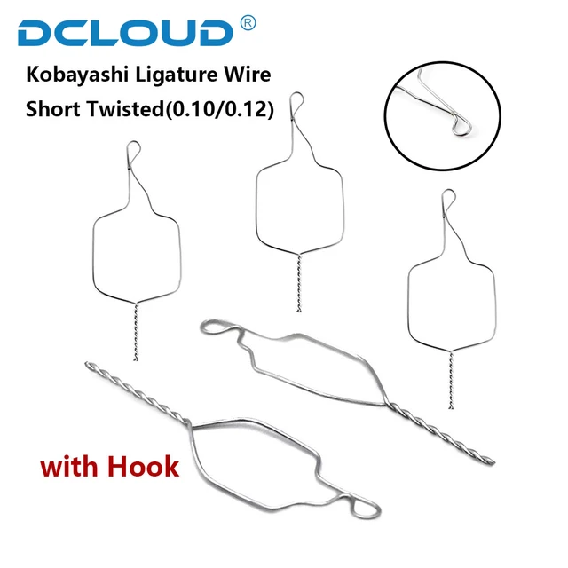 100pz Fili Ortodontici Legatura Lunga Kobayashi Preforma Staffe - Foto 4
