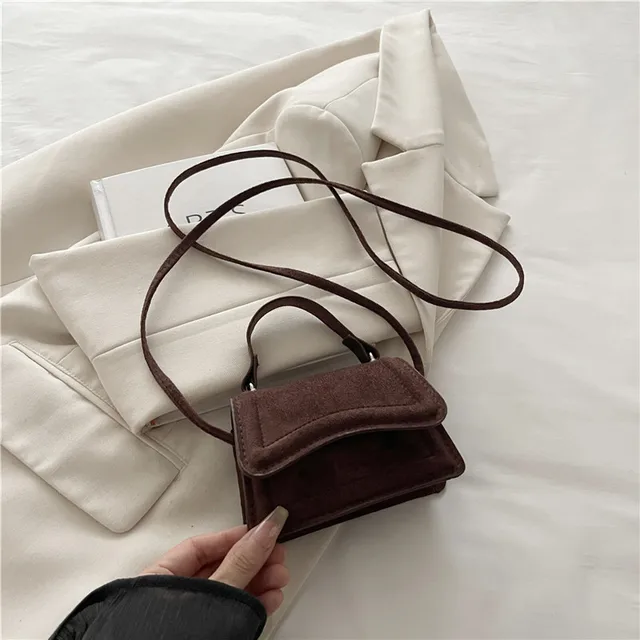 Mode Mini sac à bandoulière pour femmes de haute qualité sac à bandoulière pour femmes couleur unie Simple sac à main décontracté automne hiver nouveau 1
