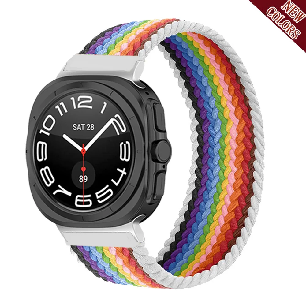 Braided Nylon Solo Loop Watch Strap - Ultra 47mm Band Accessory