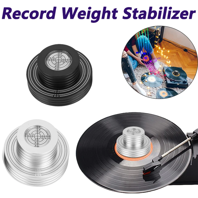 Stabilisateur de poids d'enregistrement en vinyle, pince d'enregistrement,  stabilisateur de disque coloré, balance vibrante