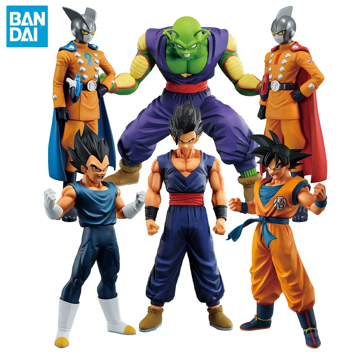 

Stock Original BANDAI Ichiban KUJI DRAGON BALL SUPER HERO Son Gohan Piccolo Goku Vegeta GAMMA 1 2 Pan Anime Figures Model Toy