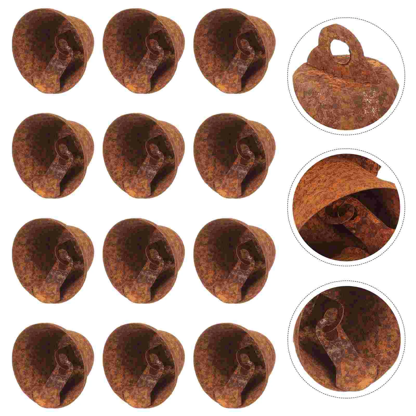 

Rusty Craft Bells Jingle Bells Craft Rusted Vintage Bells Diy Christmas Bells Rustic Sleigh Bells House Wind Chimes