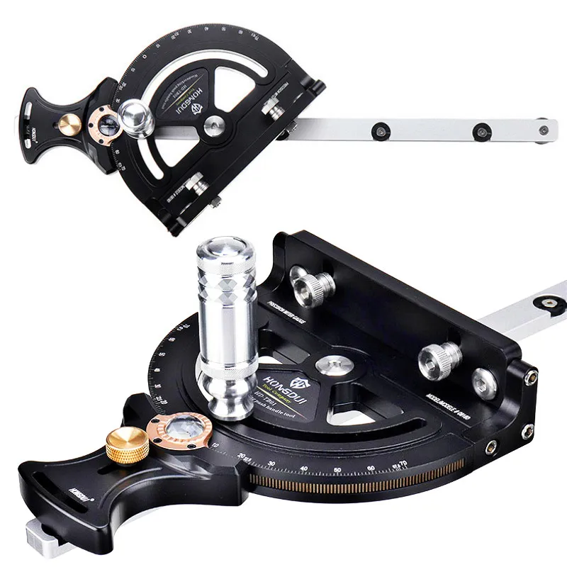 Precision Table Saw Miter Gauge with A Standard Slot Steel Bar